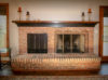 Refurbished Brick Fireplace