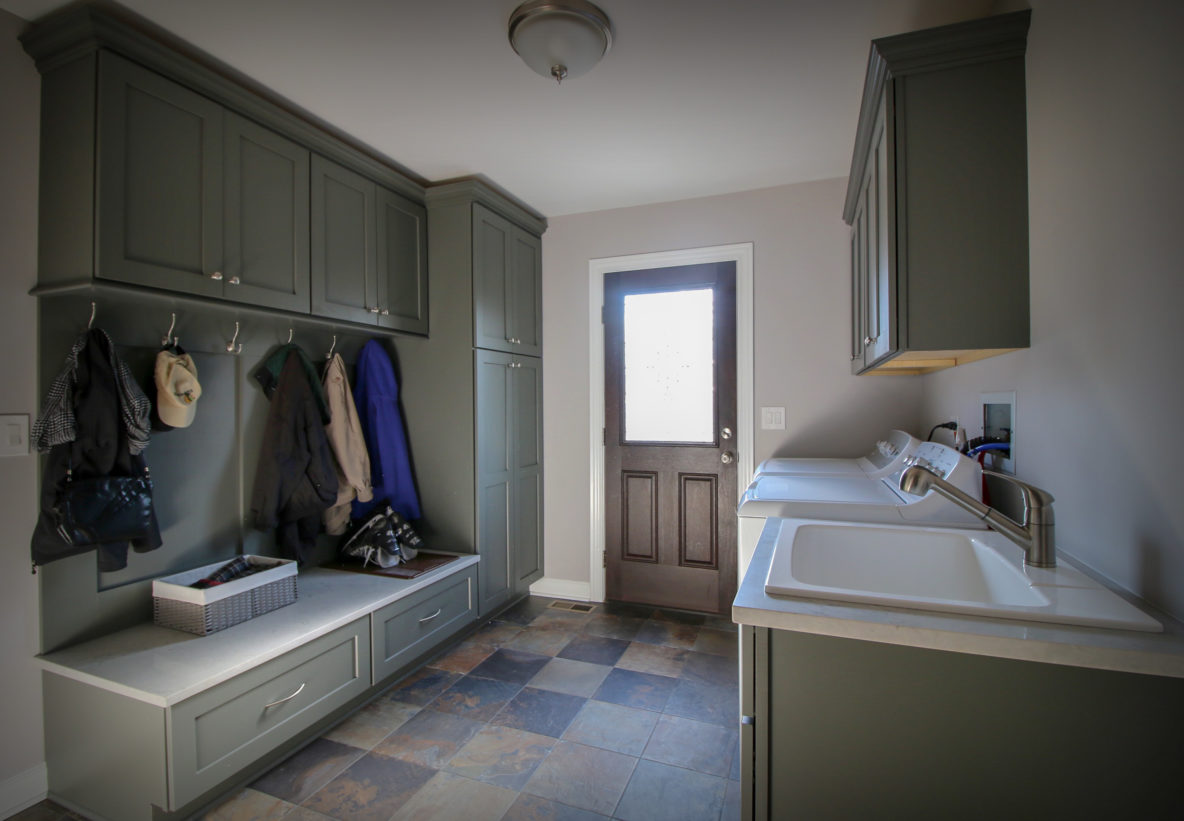 Laundry Room and Mudroom with Storage