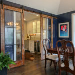 Custom Glass Barnwood Doors