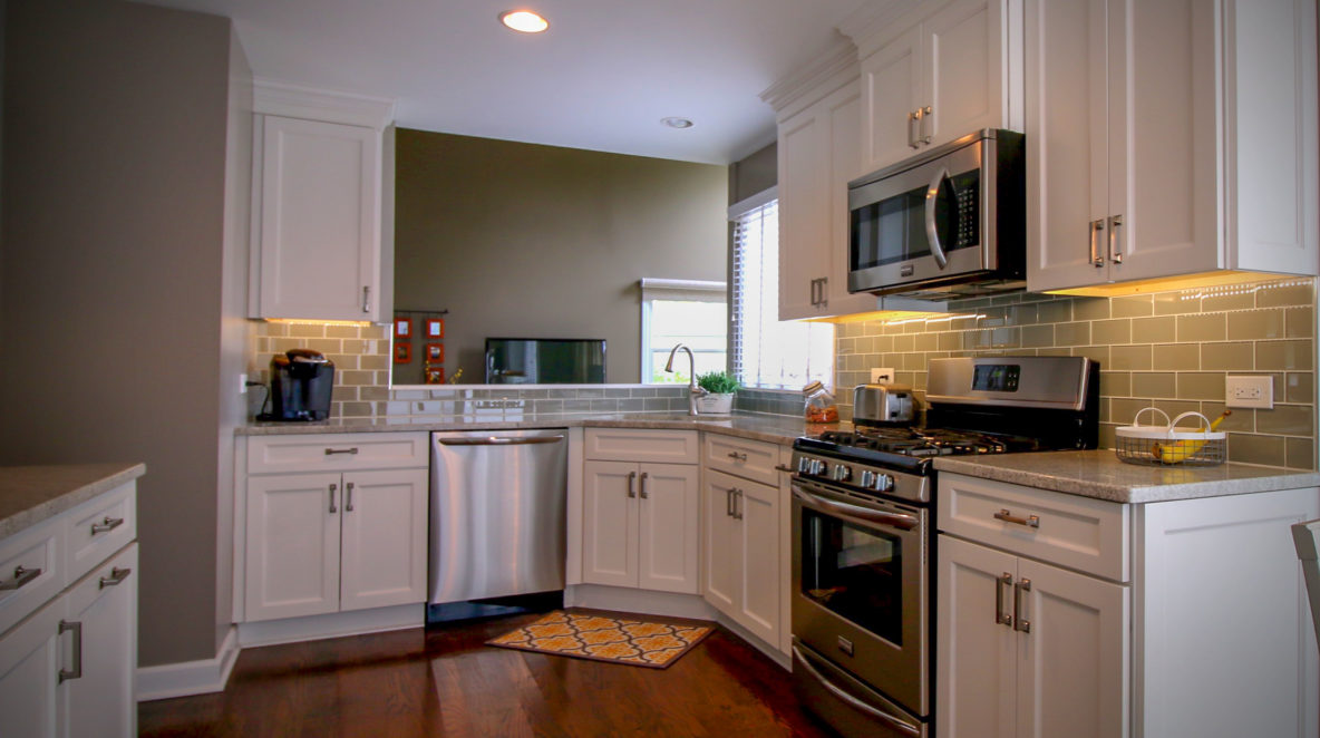 Kitchen Update with White Shaker Cabinets