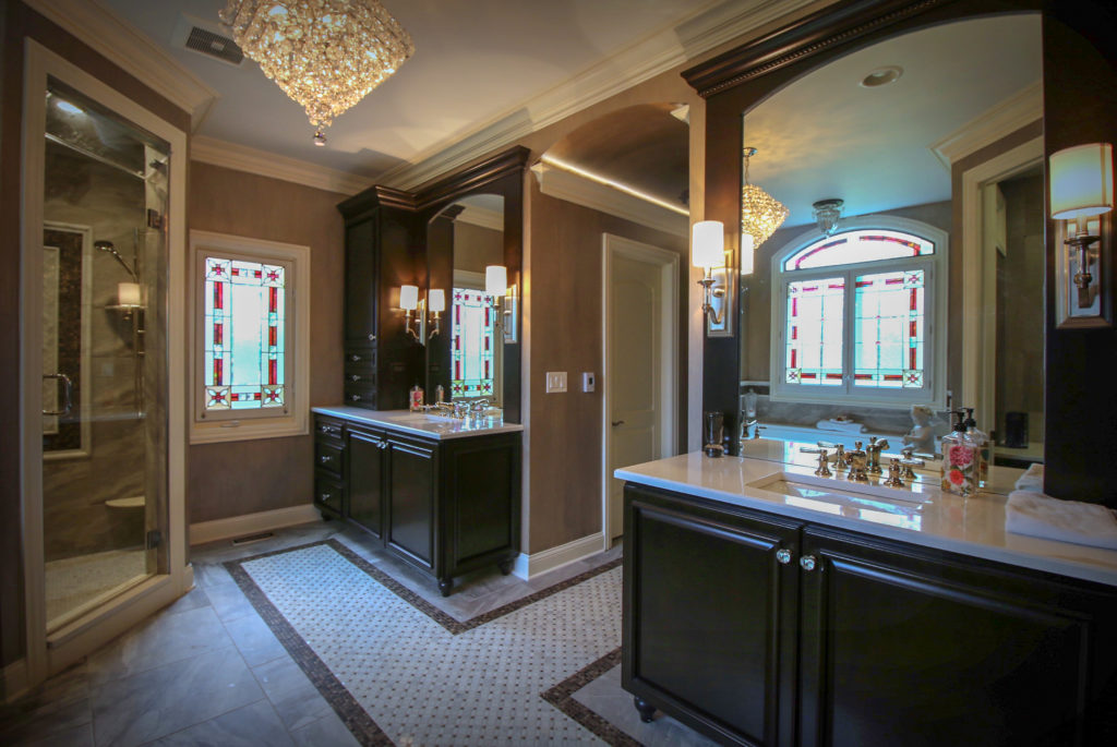 His and Her Vanity in Bathroom Remodel