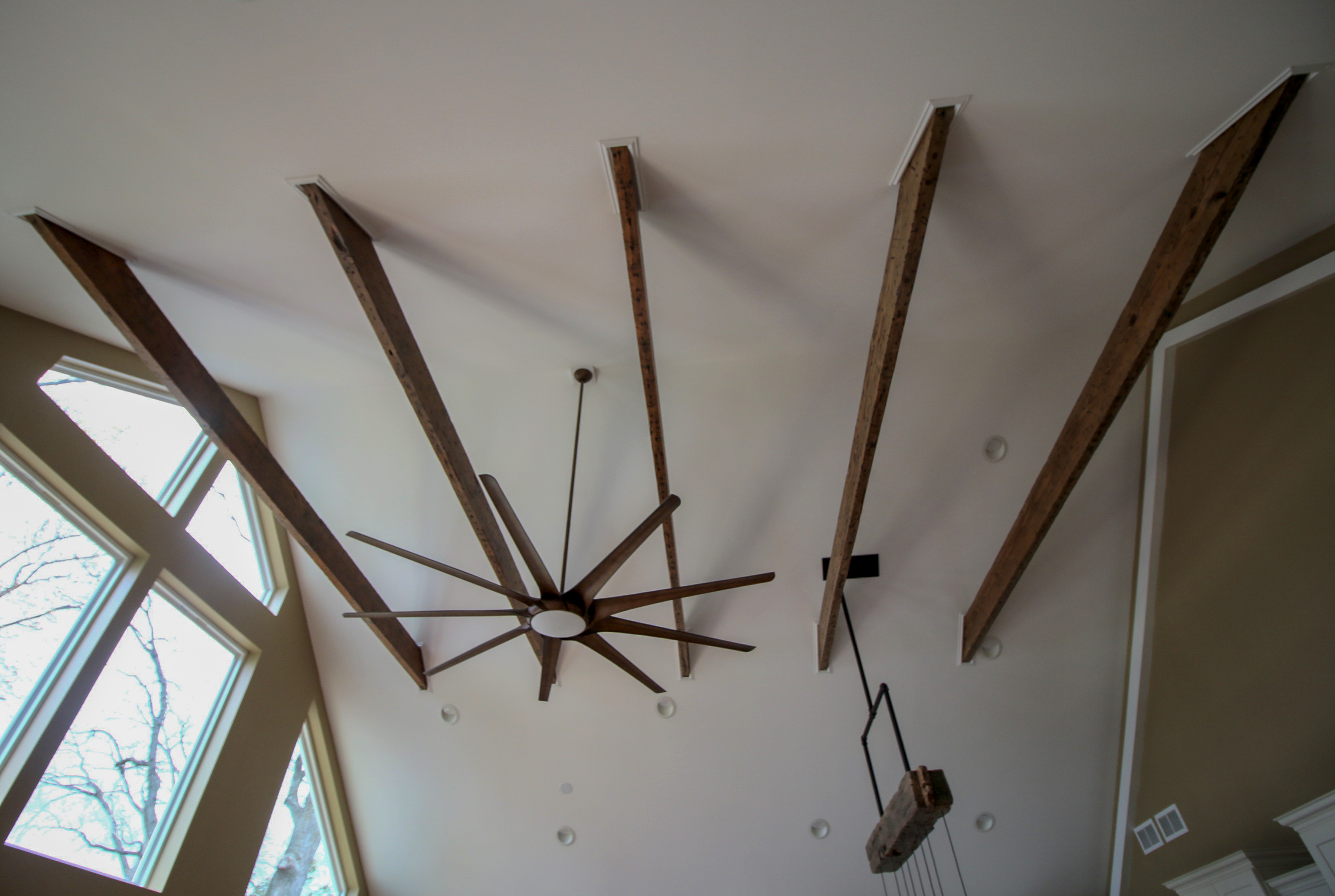 Exposed Vaulted Ceiling Beams