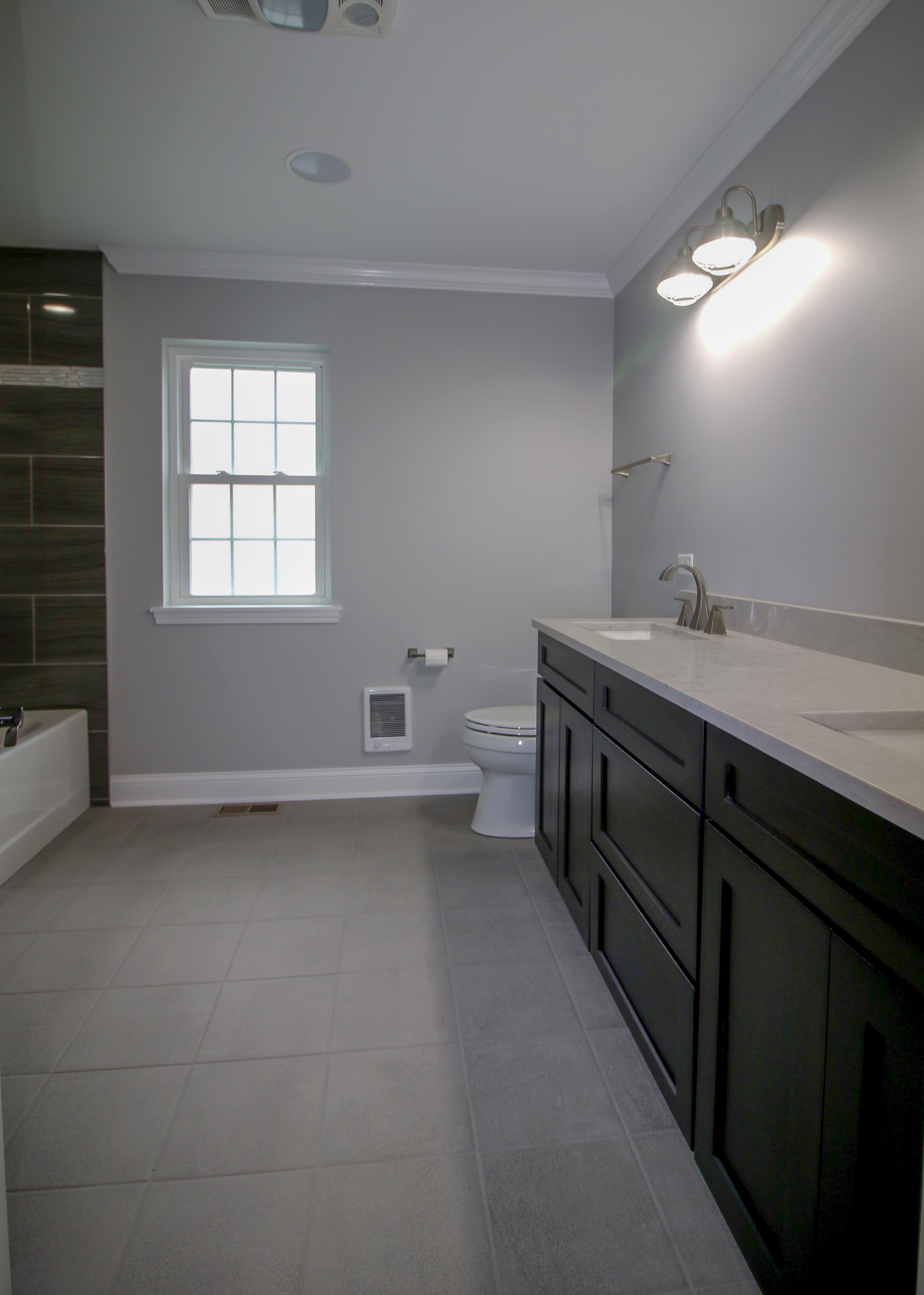 Bathroom Update with Large Double Vanity