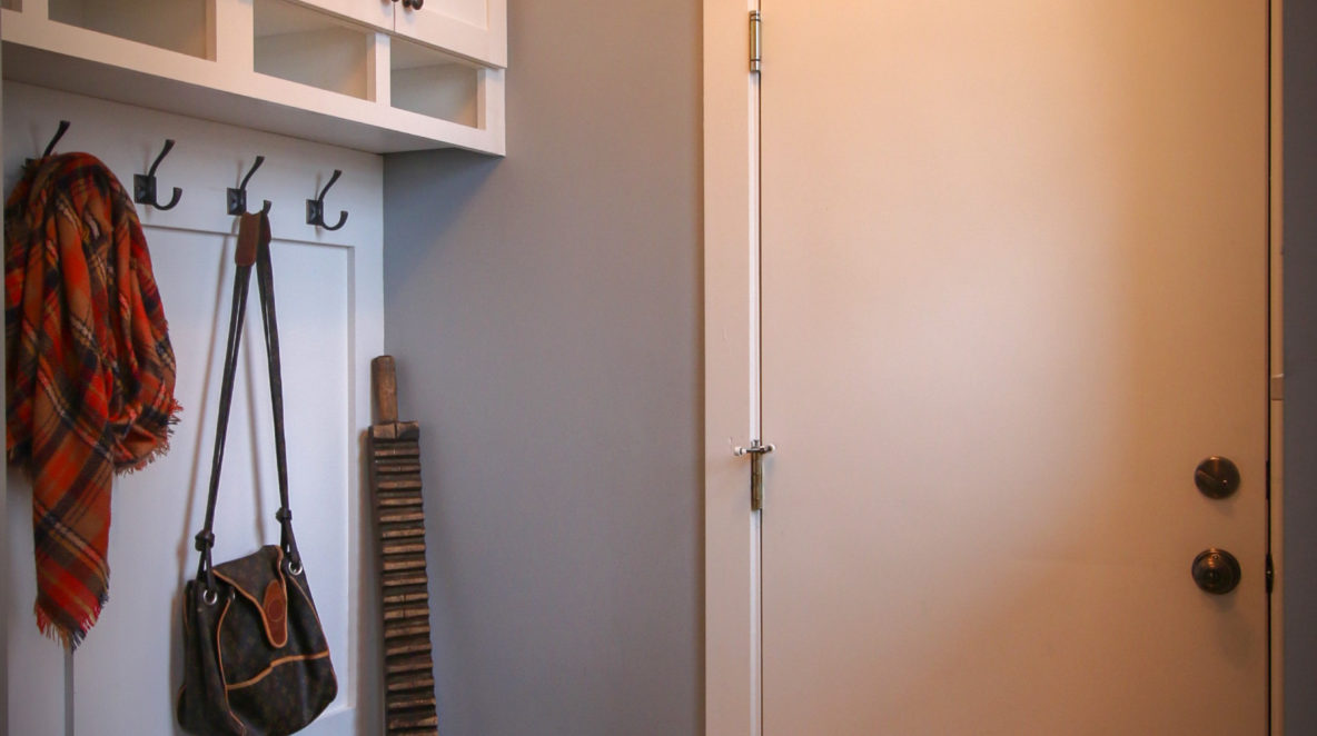 Mudroom with Custom Storage Bench