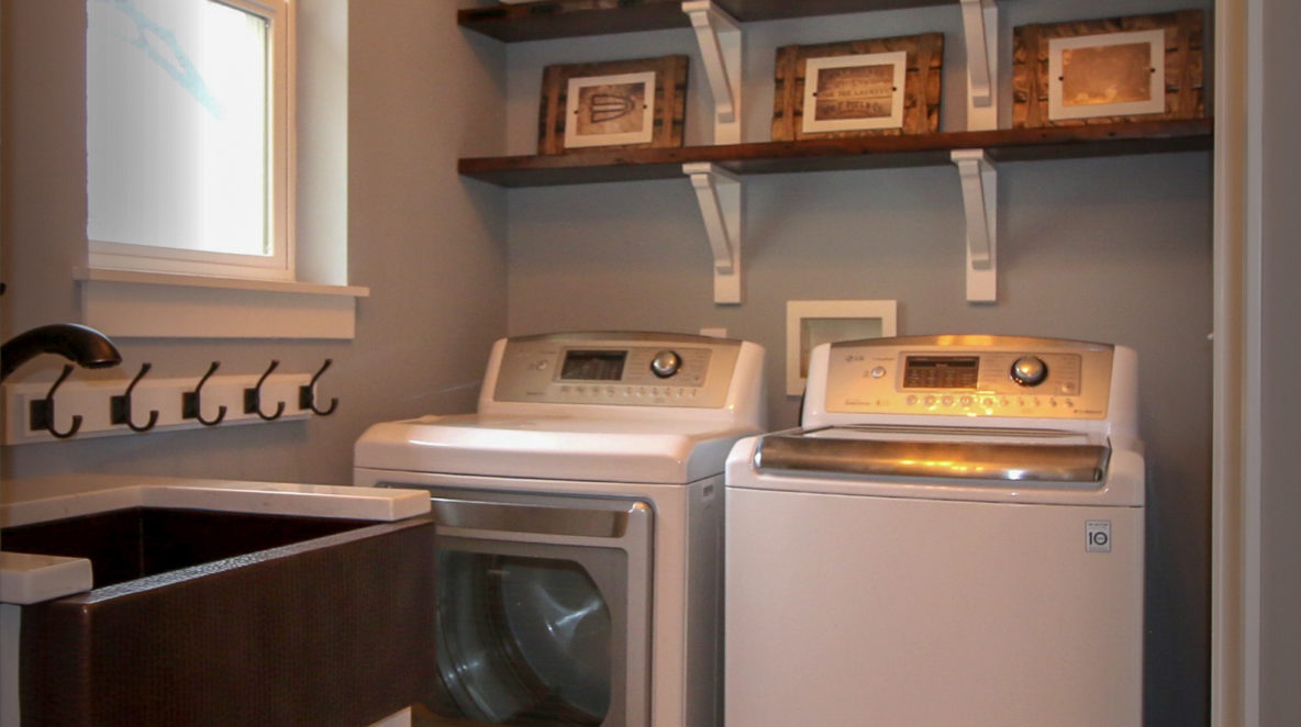 Laundry Room Remodel with Farmsink