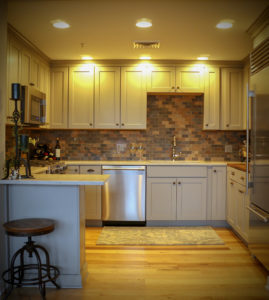 Kitchen Update wit Full-height Upper Cabinets