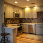 Kitchen Update with Grey Shaker Cabinets