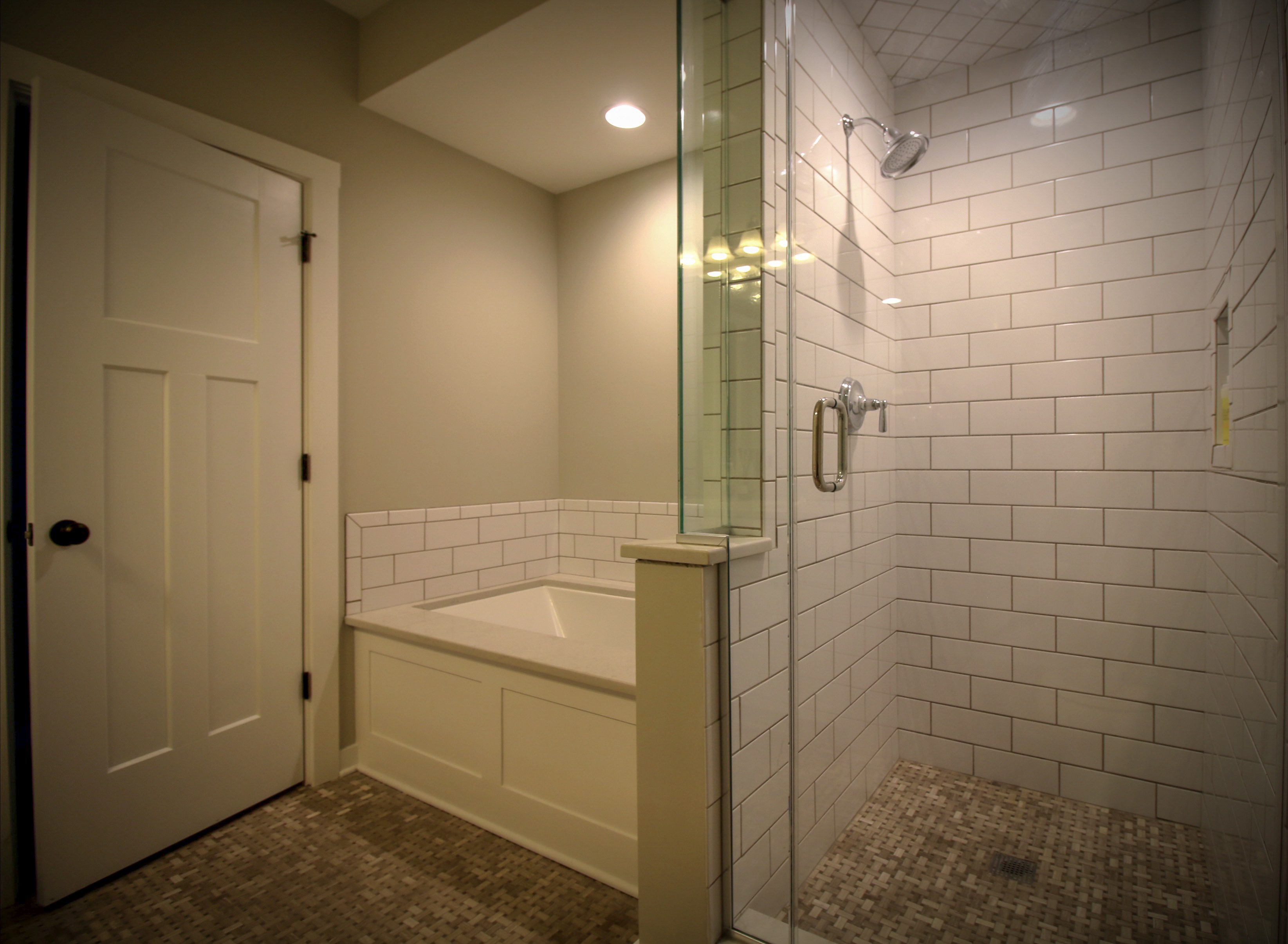 Bathroom Upgrade With Subway Tile Shower