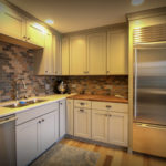 Kitchen Upgrade with Slate Backsplash