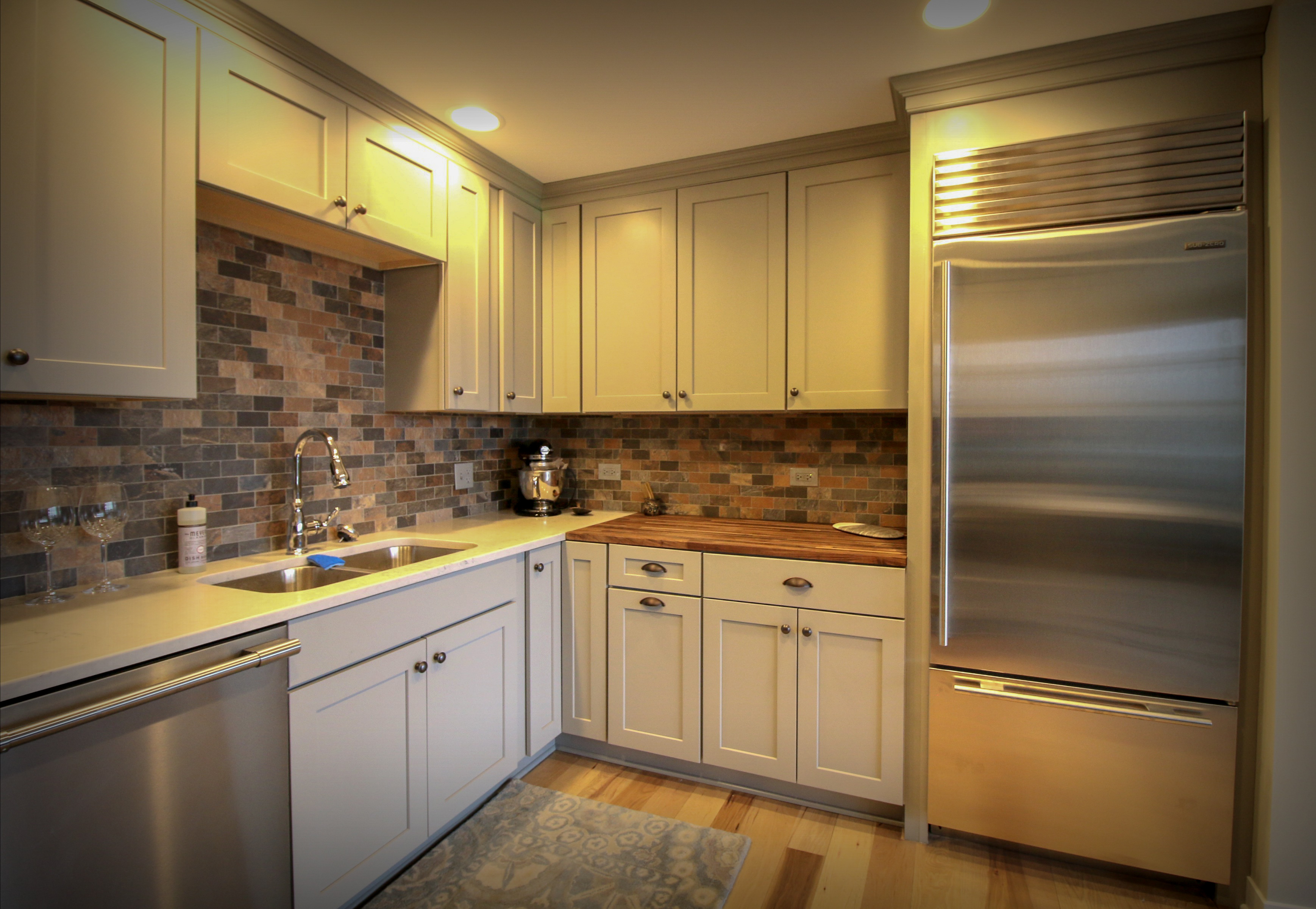 Kitchen Upgrade with Slate Backsplash