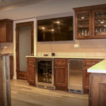 Custom Basement Kitchen and Bar Space