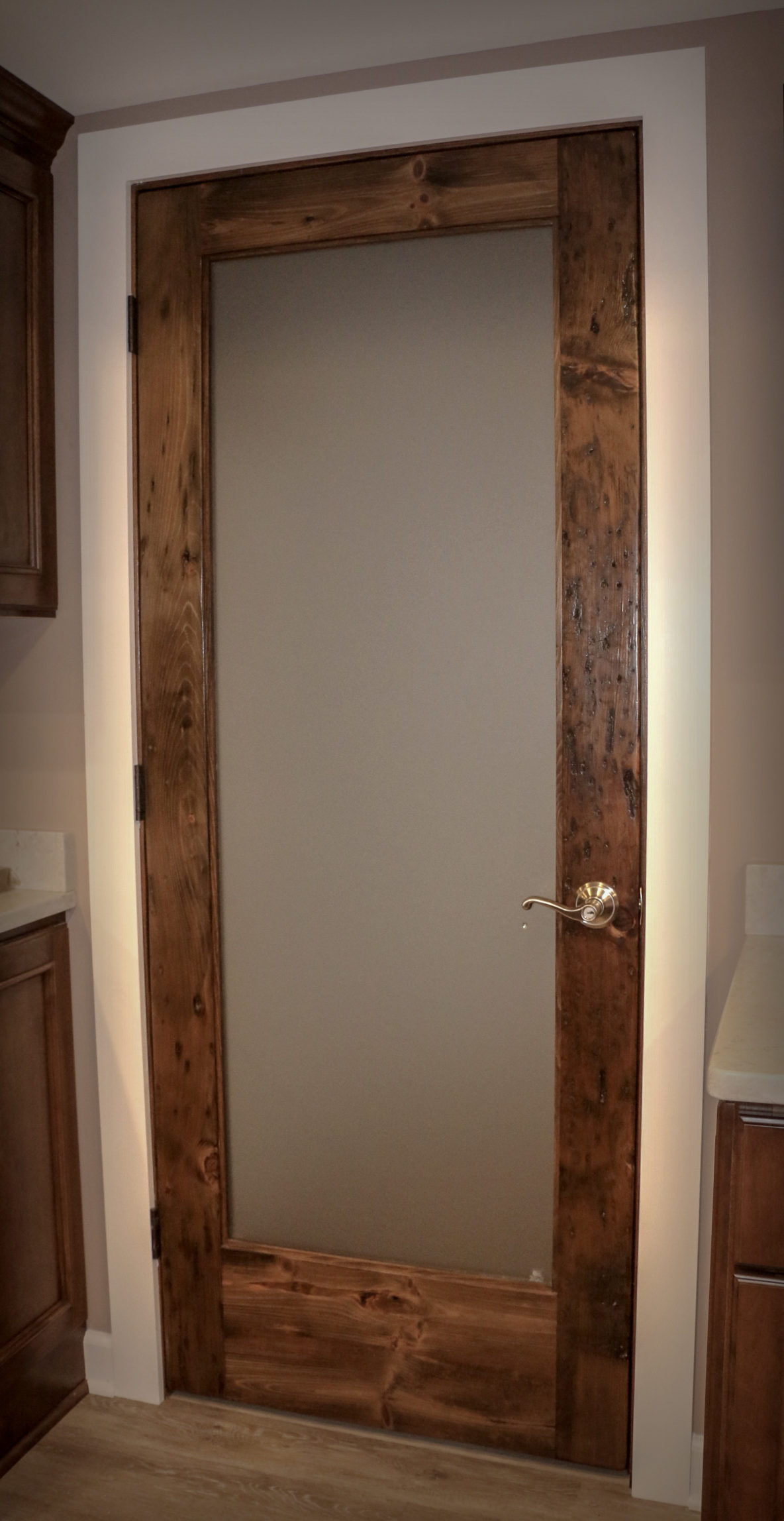 Custom Door with Reclaimed Timbers