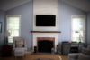 Simple, yet Elegant Fireplace with Shiplap