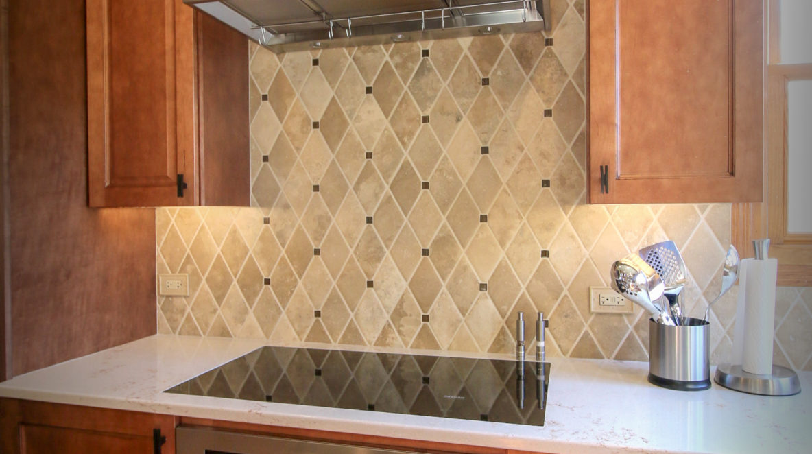 Custom Tile Backsplash in Kitchen Update
