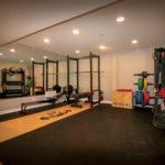 Home Gym inside Basement Remodel
