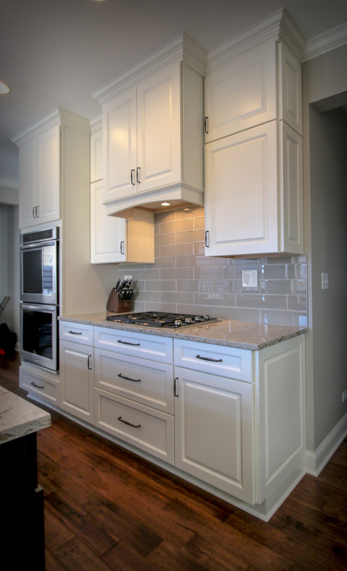 Kitchen Update with Custom Hood and Double Ranges