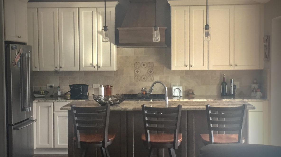 Kitchen Remodel with Wooden Hood