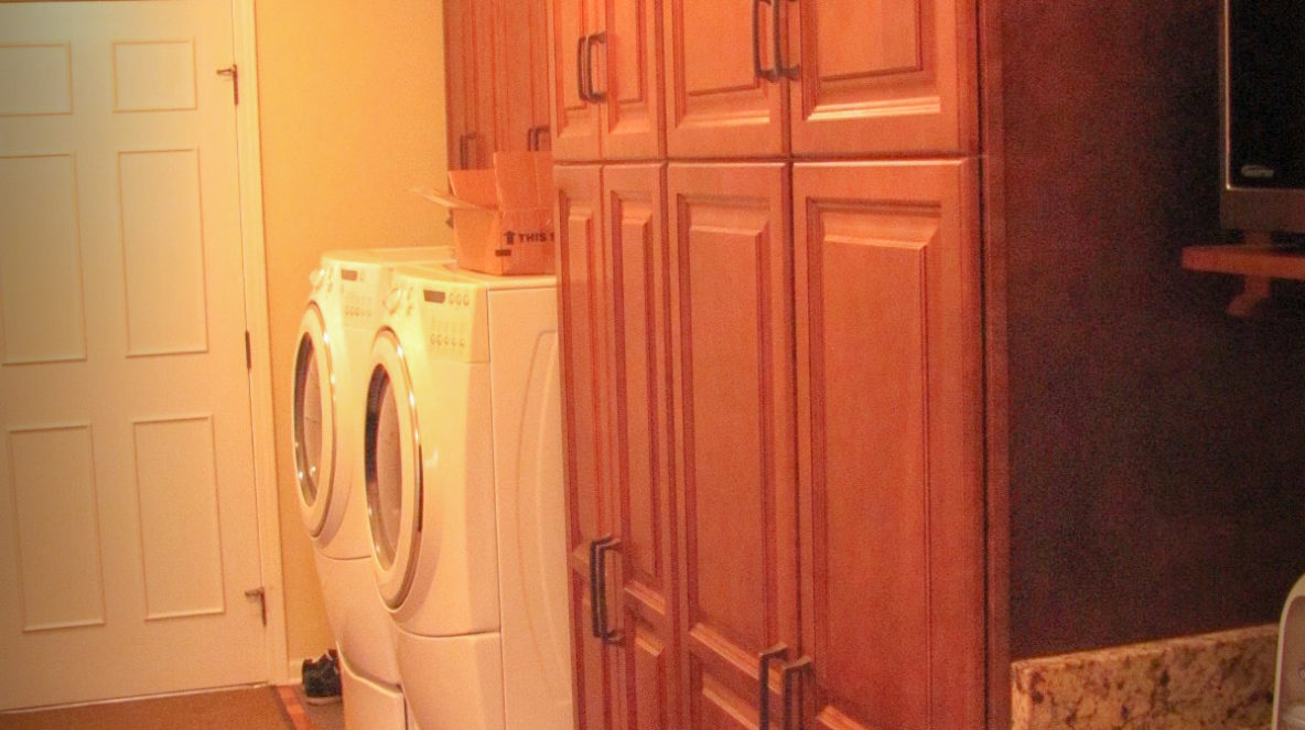Remodeled Kitchen with Laundry Space