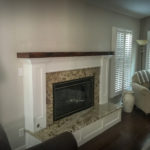 Updated Fireplace Surround and Mantle
