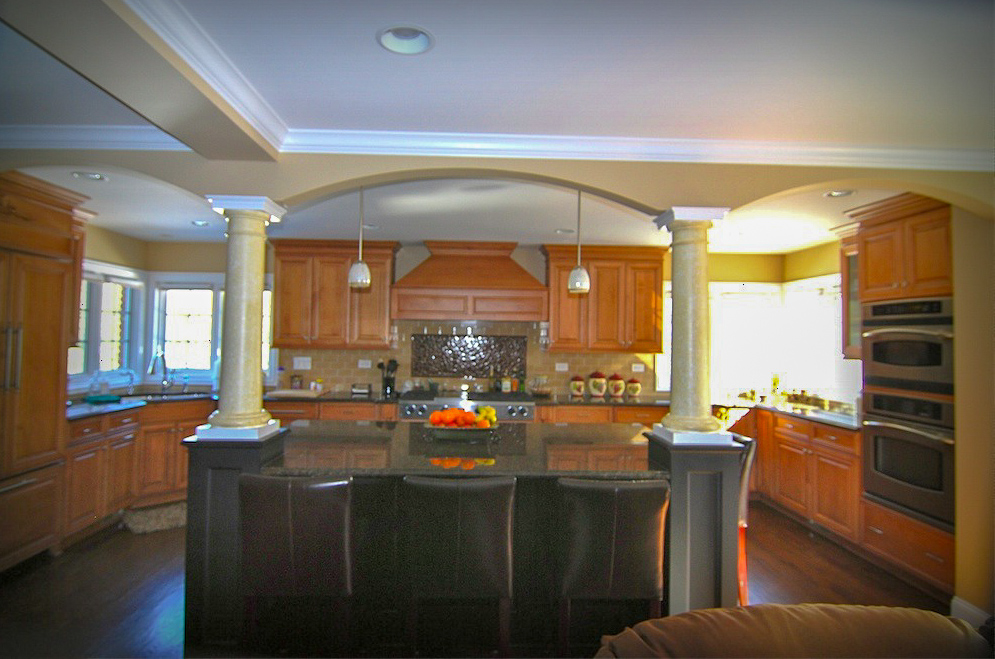 Custom Kitchen with Archways