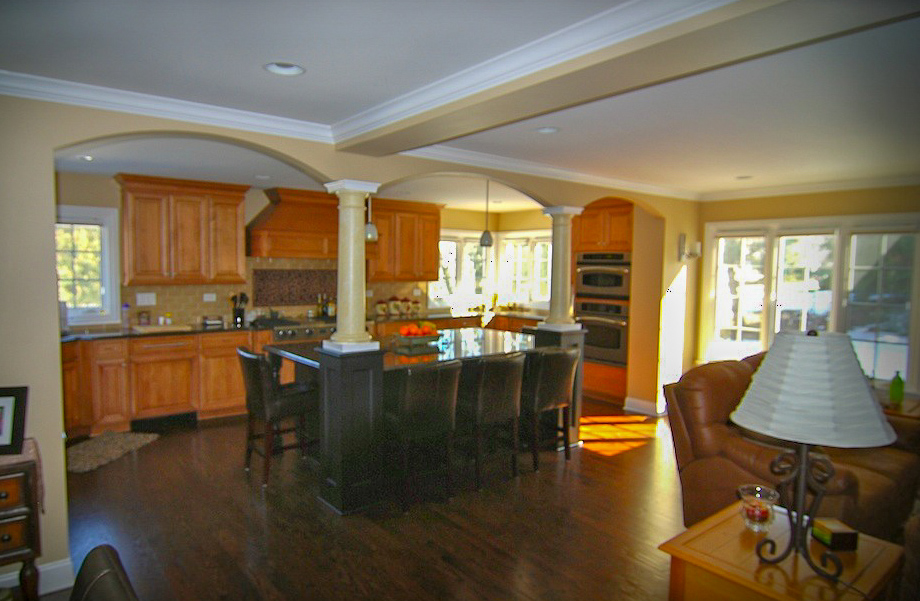 Kitchen Renovation with Serving Island