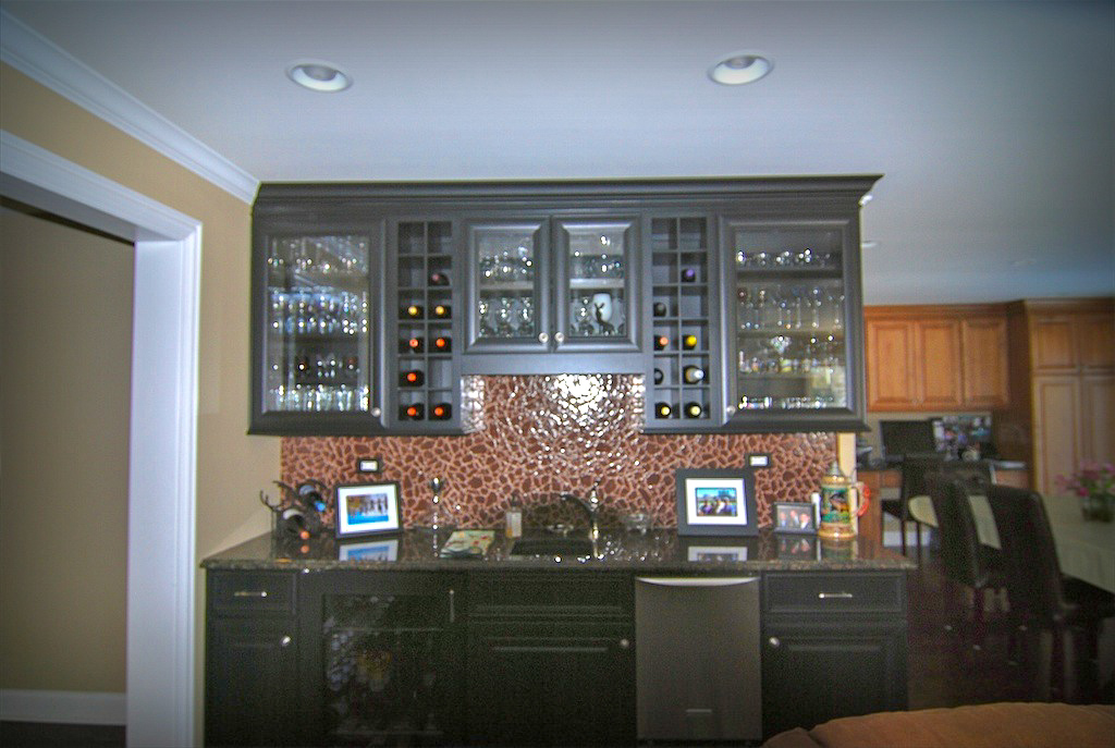 Custom Bar Space off of Kitchen