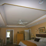 Remodeled Bedroom with Elaborate Tray Ceiling