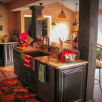 Custom Kitchen Cabinets with Farm Sink