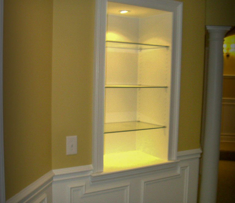 Built-in Display Shelves